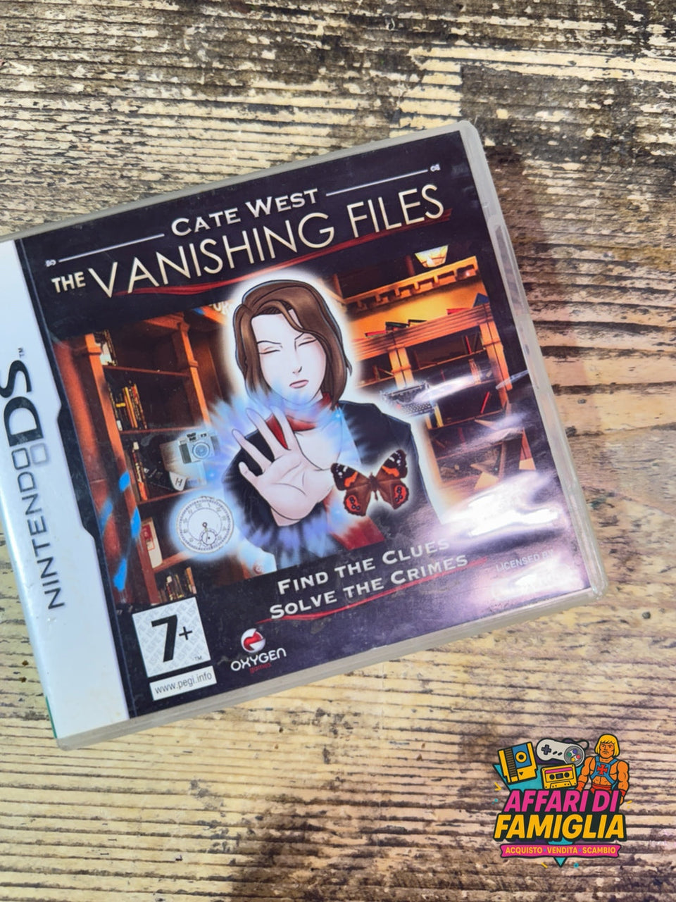 Gioco nintendo ds cate west the vanishing files