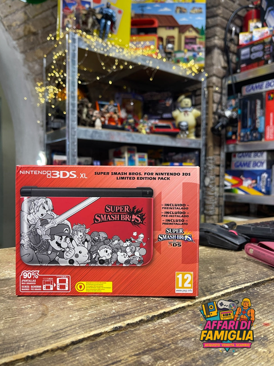 Console Nintendo 3DS XL Super Smash bros limited Nuovo