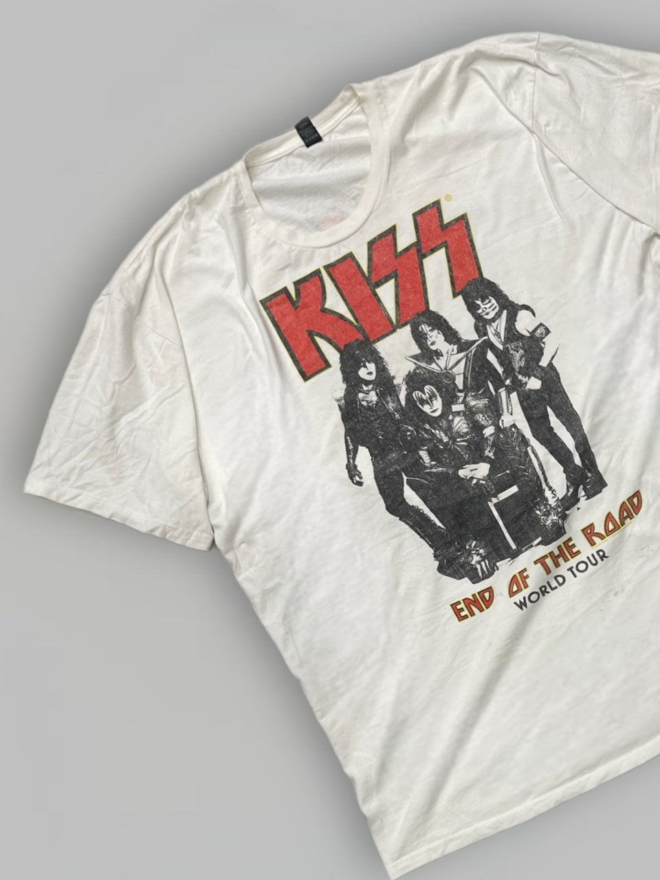 T shirt vintage KISS WORLD TOUR tg 2XL