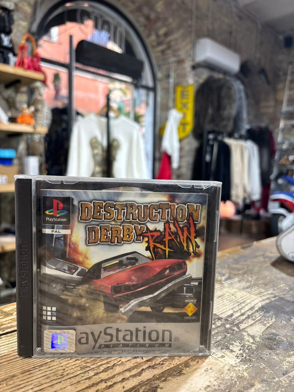 destruction derby raw playstation 1 ps1 pal