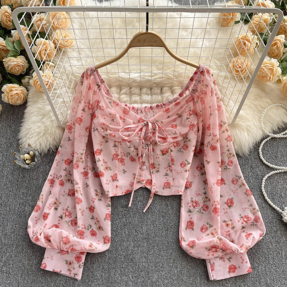 Boho floral top