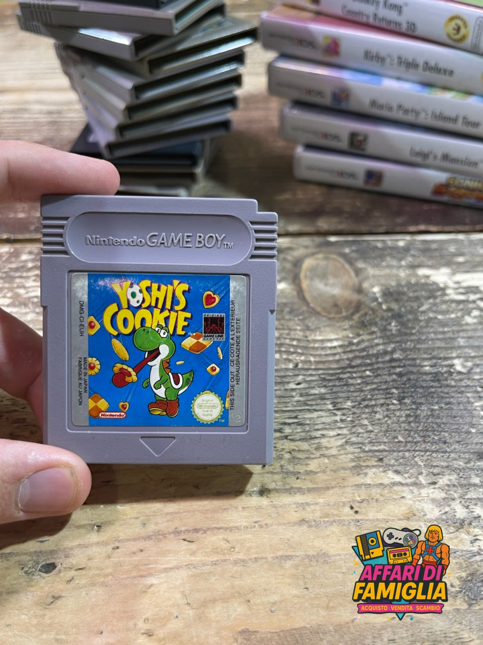 Gioco nintendo game boy yoshi's cookie 1992