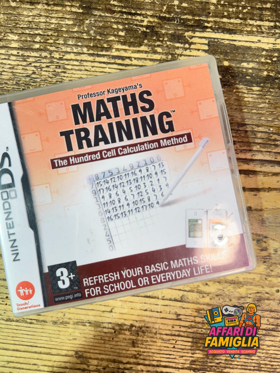 Gioco nintendo ds maths training