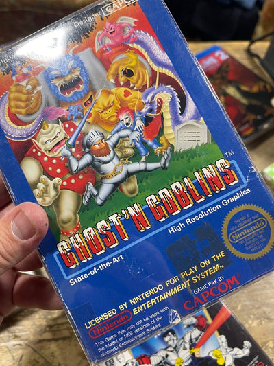 Gioco nintendo nes Ghost'n Goblins Retrogame