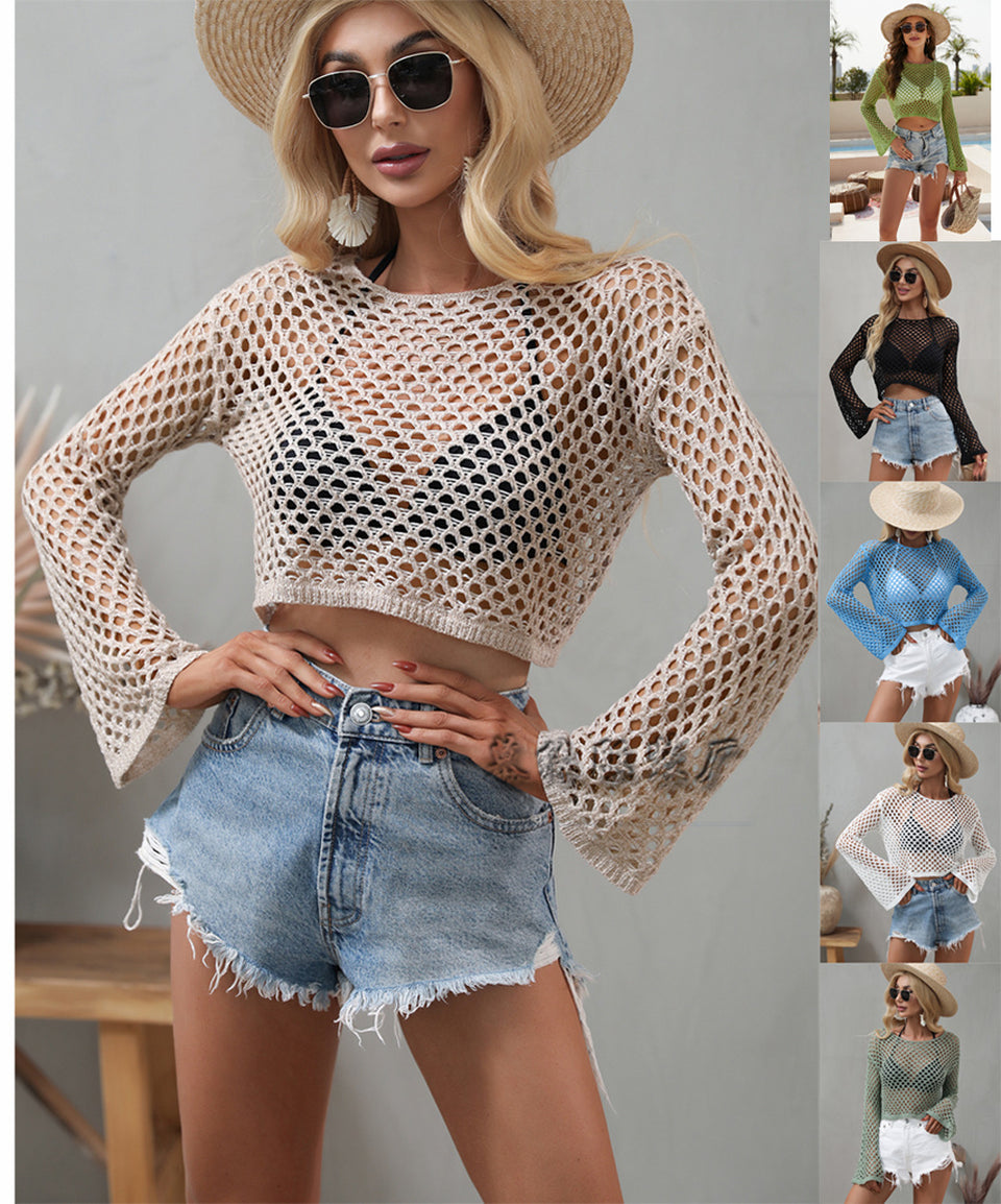 Women's web mesh shirt