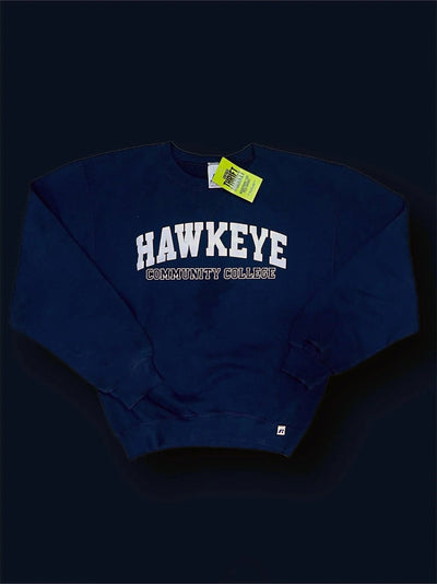 Felpa Russel Hawkeye college vintage tg S blu Thriftmarket BAD PEOPLE