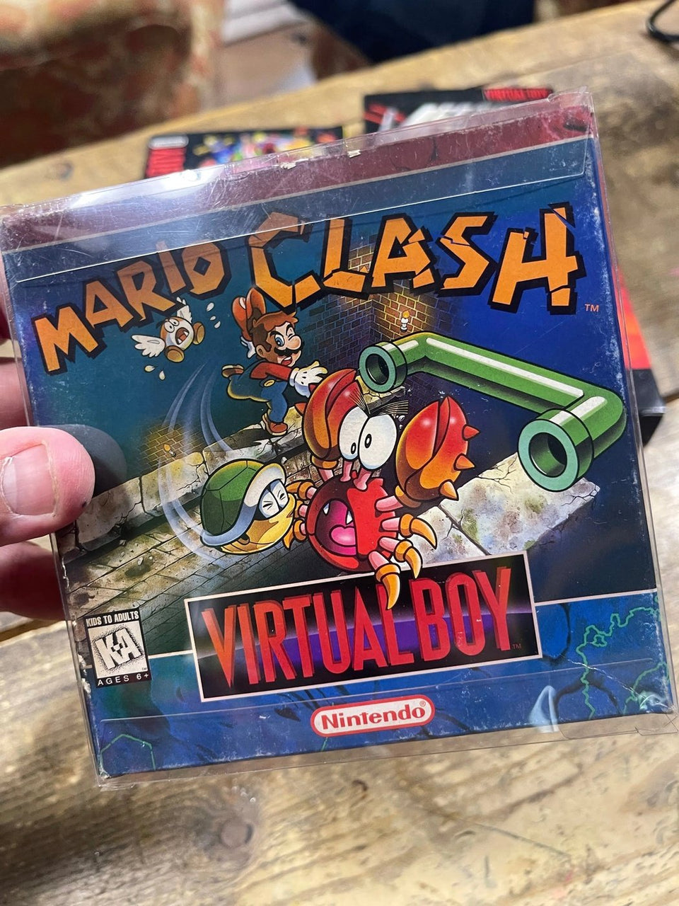 Gioco Virtual Boy Mario clash