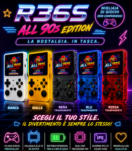 R36S ALL90S EDITION ARKOS CUSTOM  Doppio Chip RAM • Rockchip RK3326