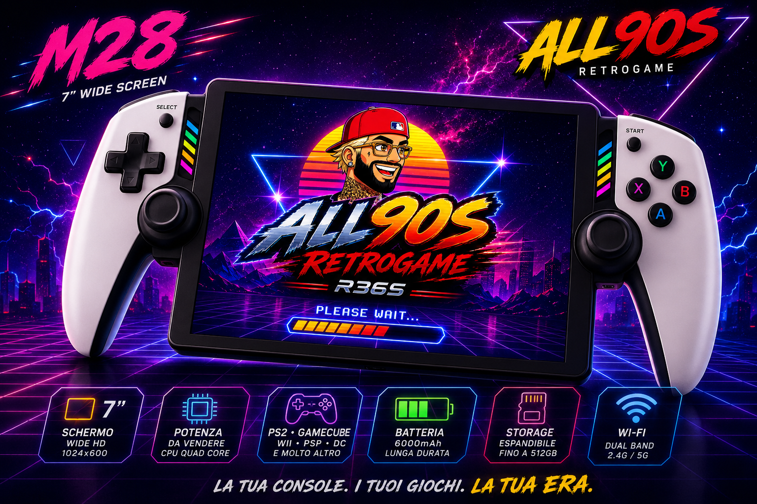 ALL90S M28 — PIÙ GRANDE. PIÙ COMODA. PIÙ CATTIVA.
