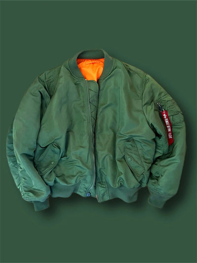 Bomber doubleface verde M-A1 Alpha Industries Thriftmarket