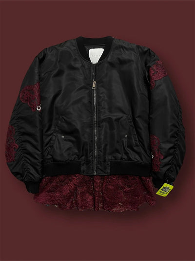 Bomber oversize Gaelle Paris con pizzo e ricami Thriftmarket