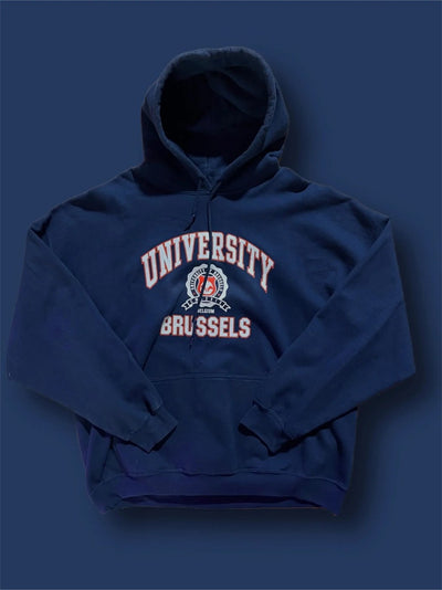 Felpa hoodie Brussels vintage tg 2XL Thriftmarket