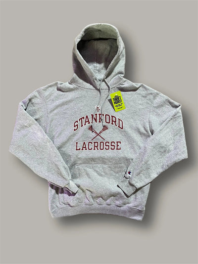 Felpa hoodie Stanford Lacrosse vintage tg L Thriftmarket