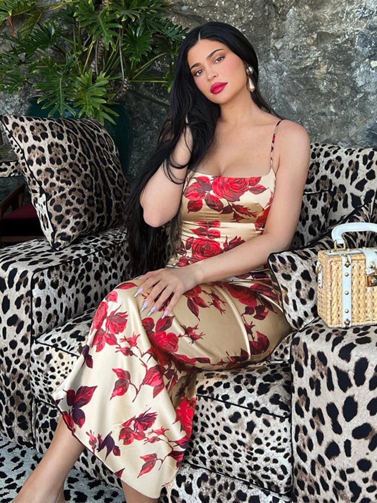 abito lungo floreale