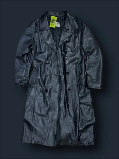 Trench Pelle lungo vintage Thriftmarket